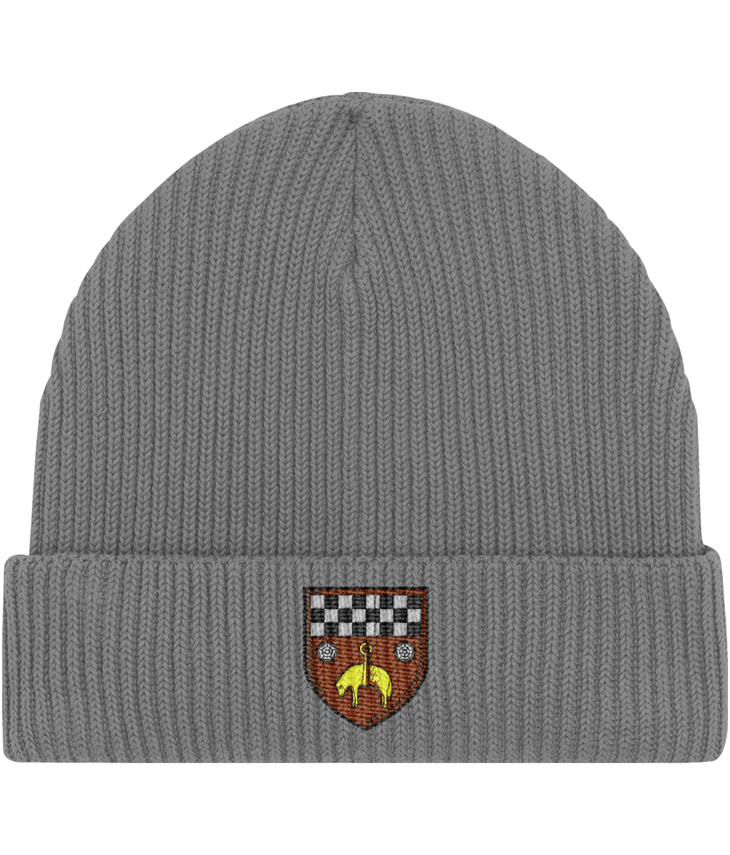 Skipton RFC Minis & Juniors Fisherman Beanie with club crest on the front