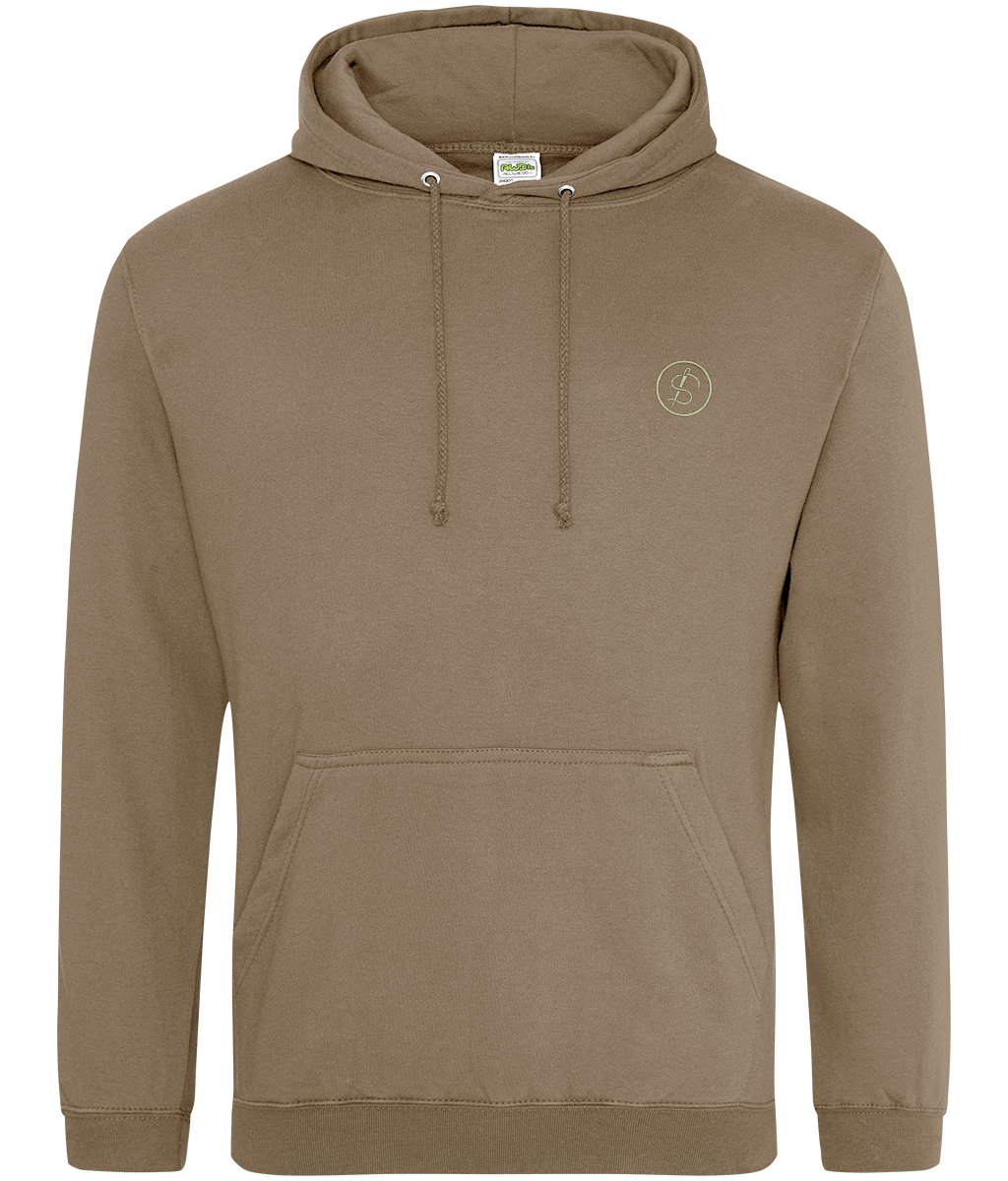 24 Inch Gauge Tools of Integrity hoodie front view on an AWDIS College Hoodie colour option