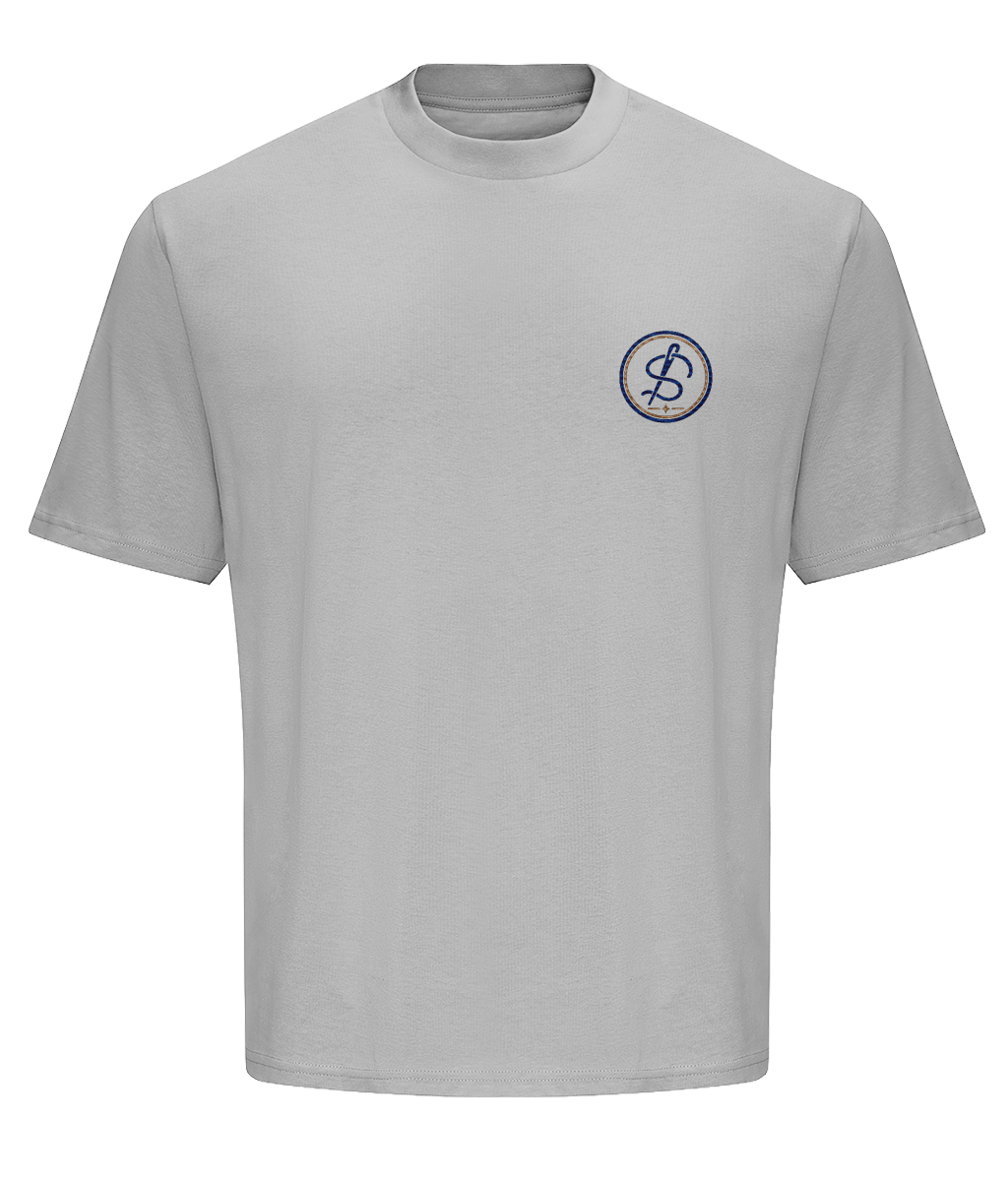 Integrity Mark embroidered heavyweight T shirt colour option