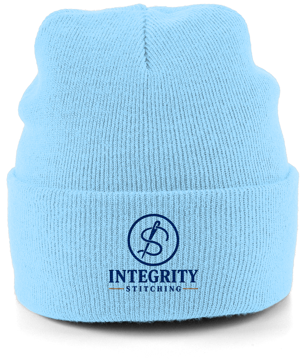 The Signature embroidered cuffed beanie colour option