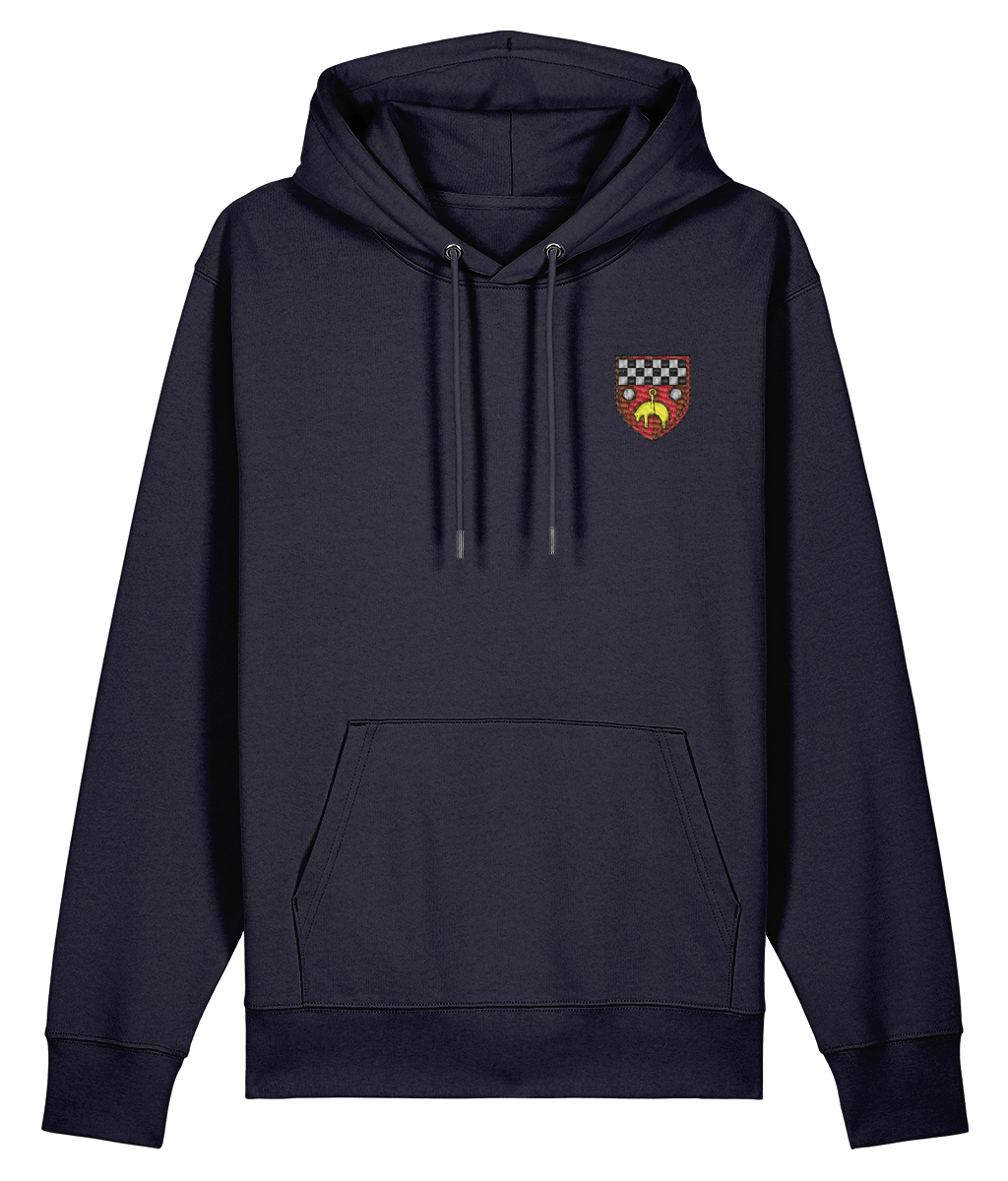 Skipton RFC Minis & Juniors Organic Adult Hoodie with club crest on the left chest