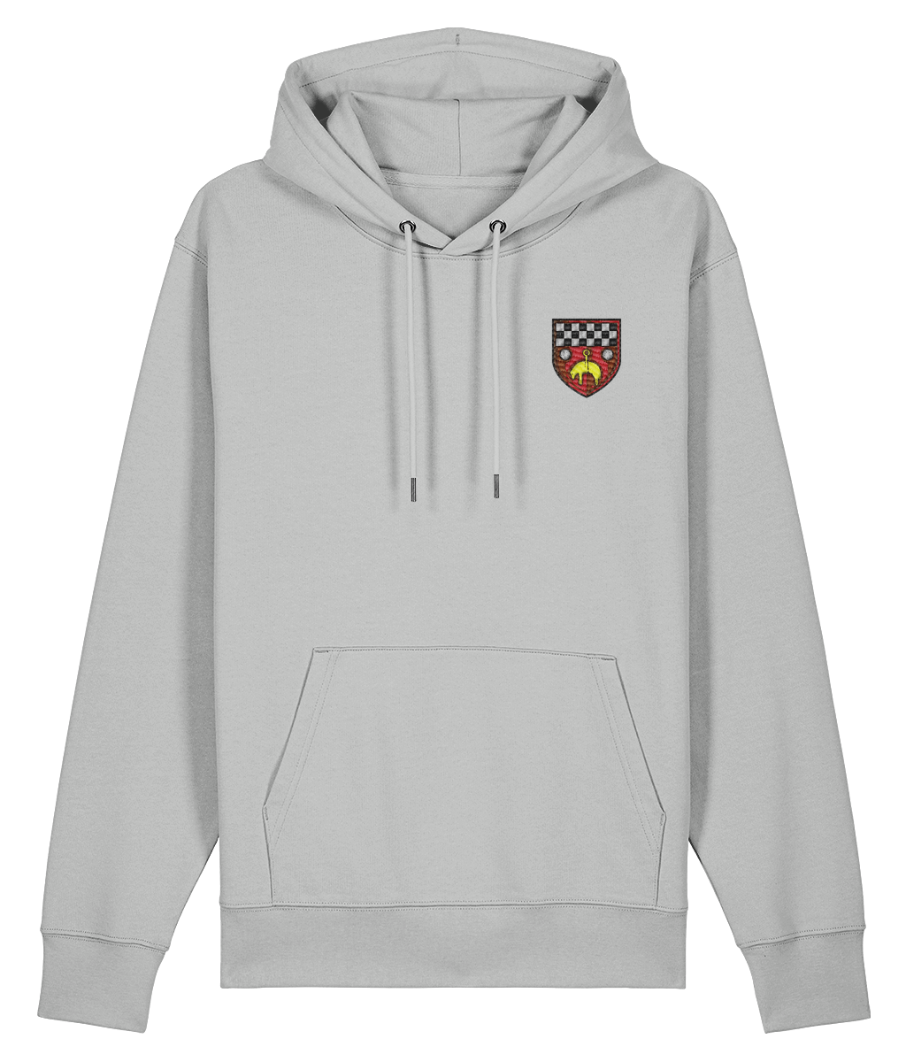 Skipton RFC Minis & Juniors Organic Adult Hoodie with club crest on the left chest
