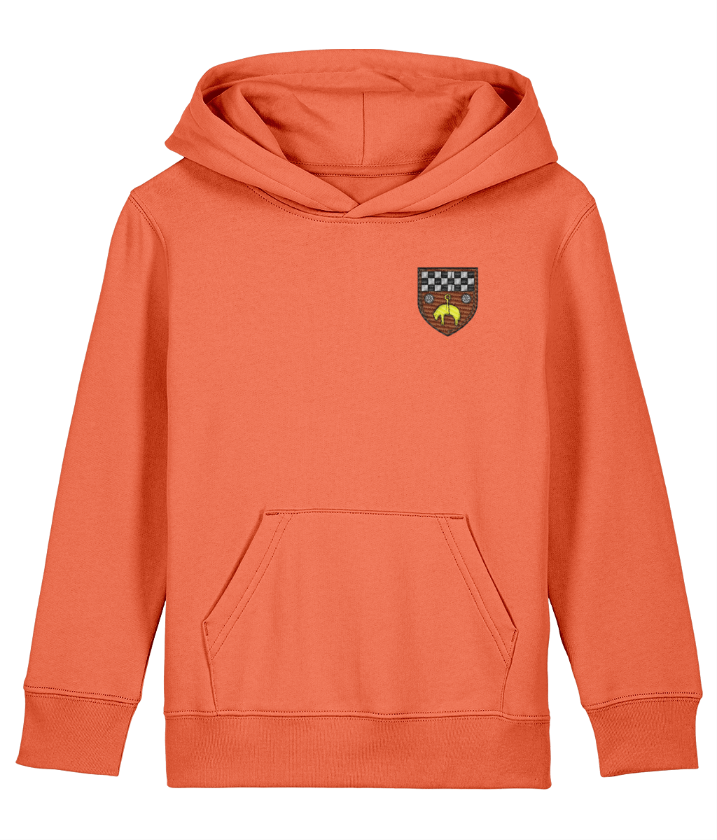 Skipton RFC Minis & Juniors Organic Kids Hoodie with club crest on the left chest
