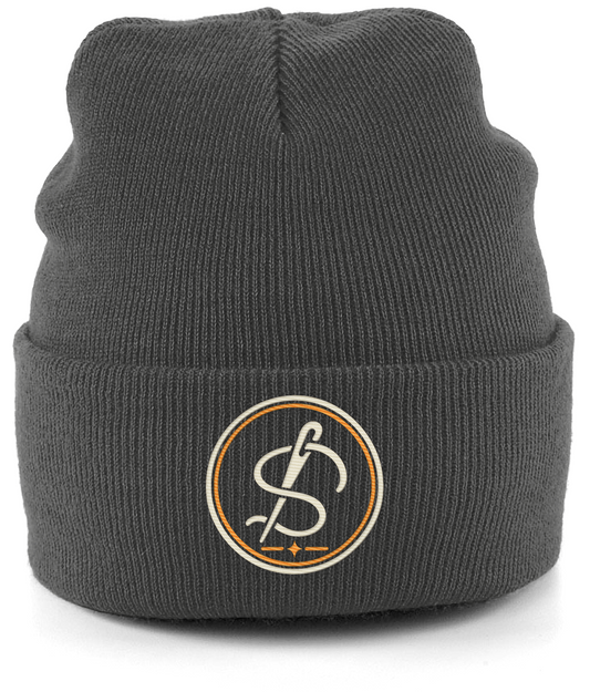 Integrity Mark embroidered cuffed beanie