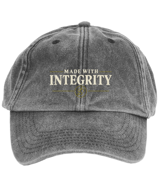 Made With Integrity embroidered vintage low profile cap