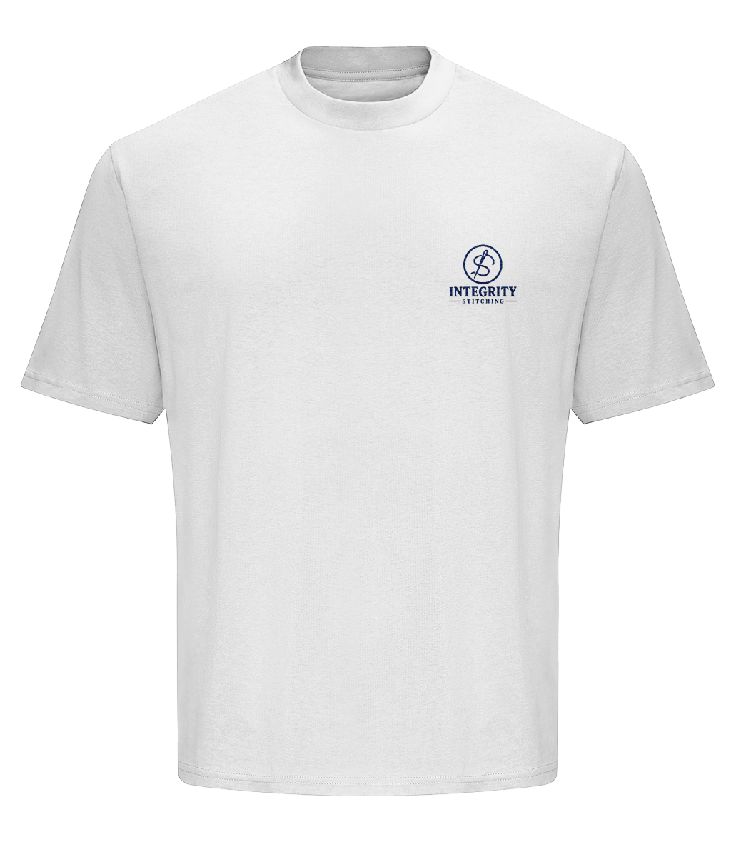 The Signature embroidered heavyweight T shirt colour option