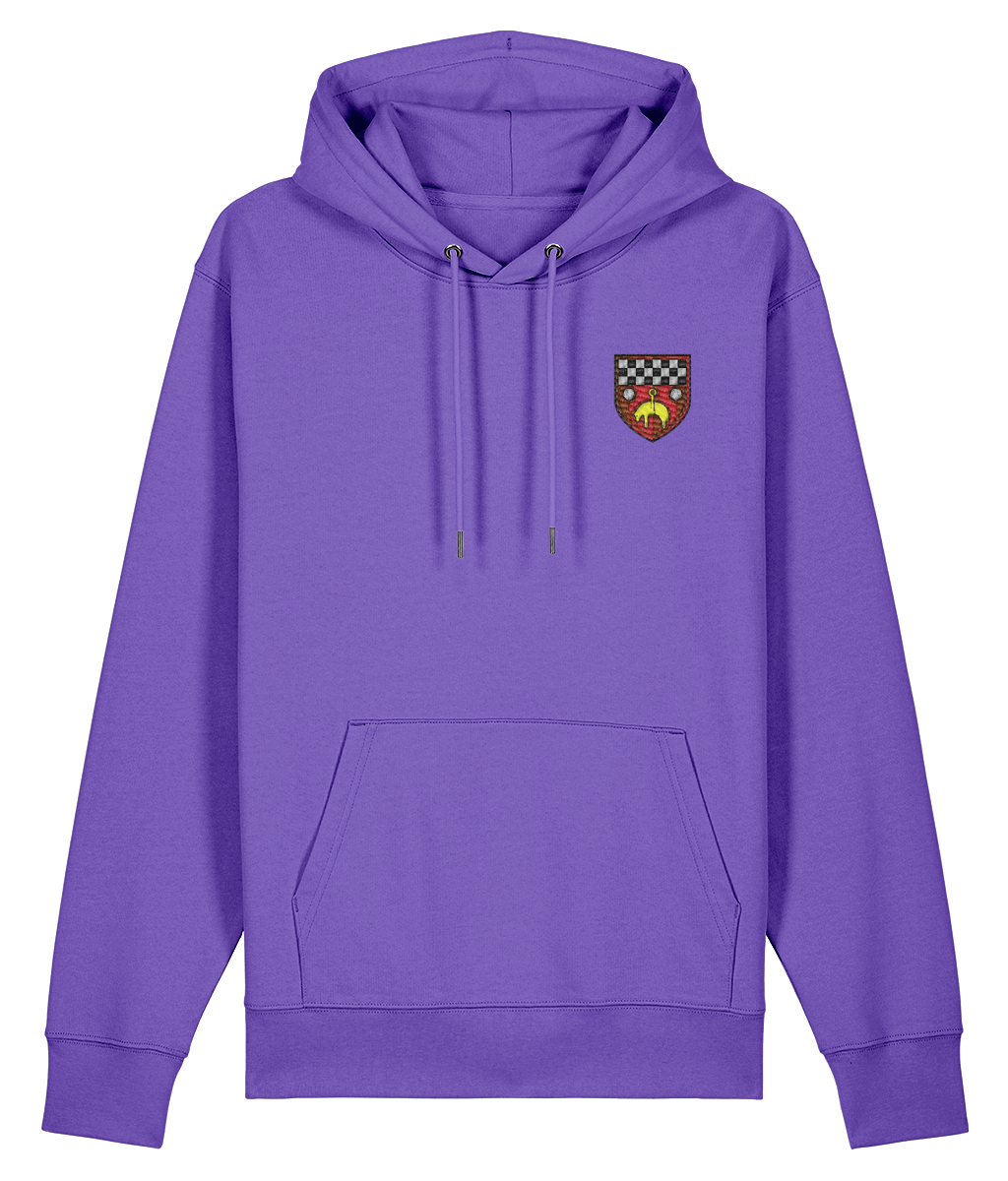 Skipton RFC Minis & Juniors Organic Adult Hoodie with club crest on the left chest