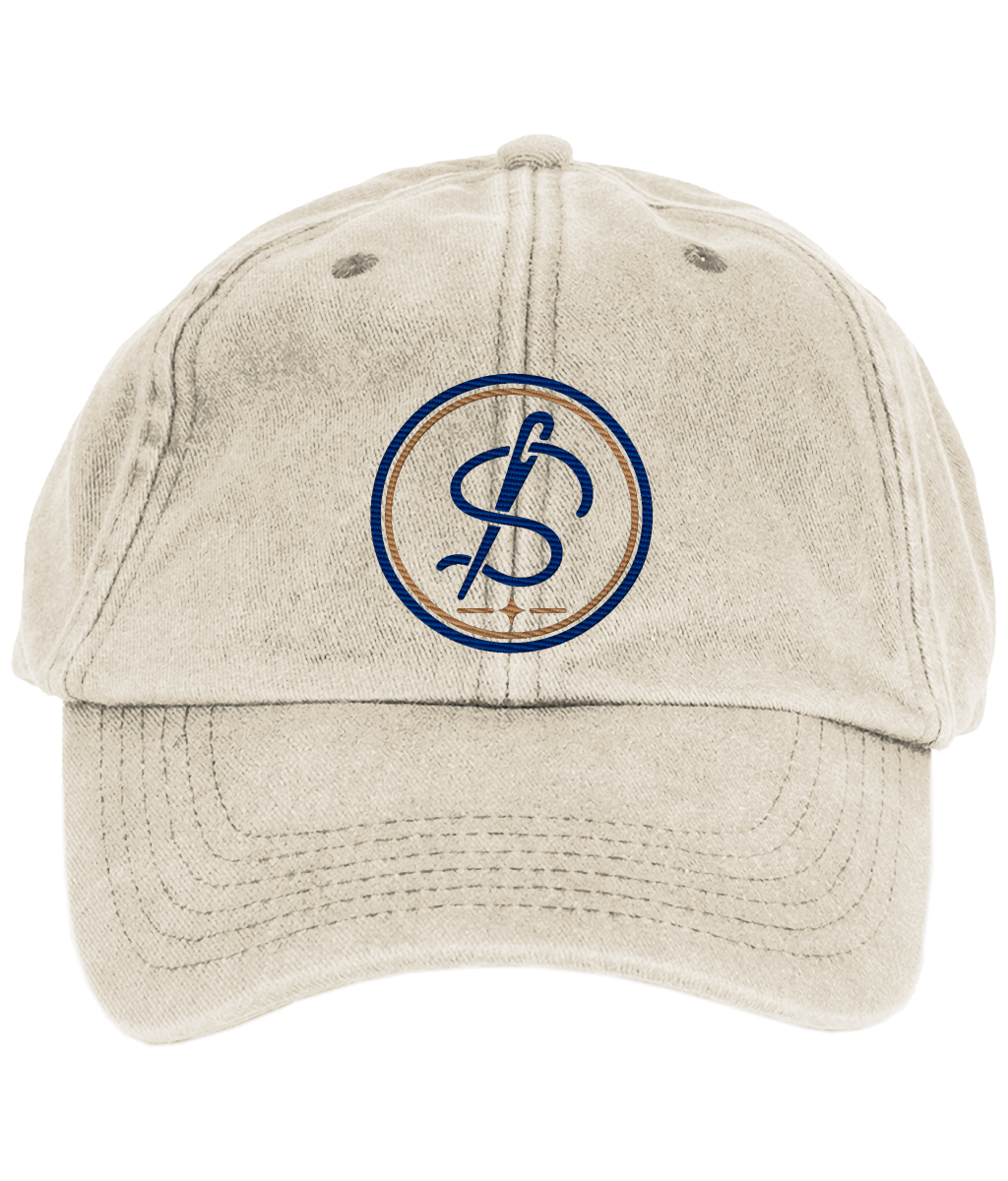 Integrity Mark embroidered vintage low profile cap colour option