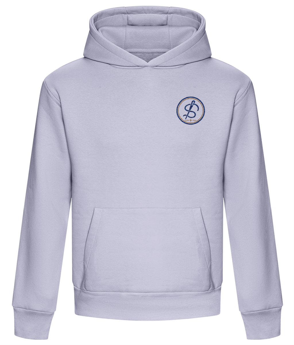 Integrity Mark embroidered heavyweight boxy hoodie colour option