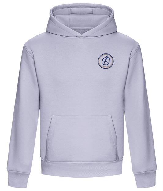 Integrity Mark embroidered heavyweight boxy hoodie colour option