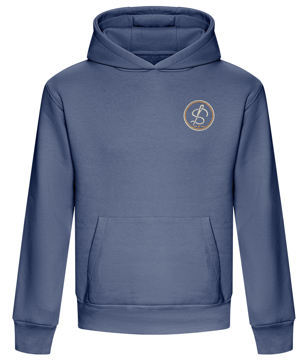 Integrity Mark embroidered heavyweight boxy hoodie
