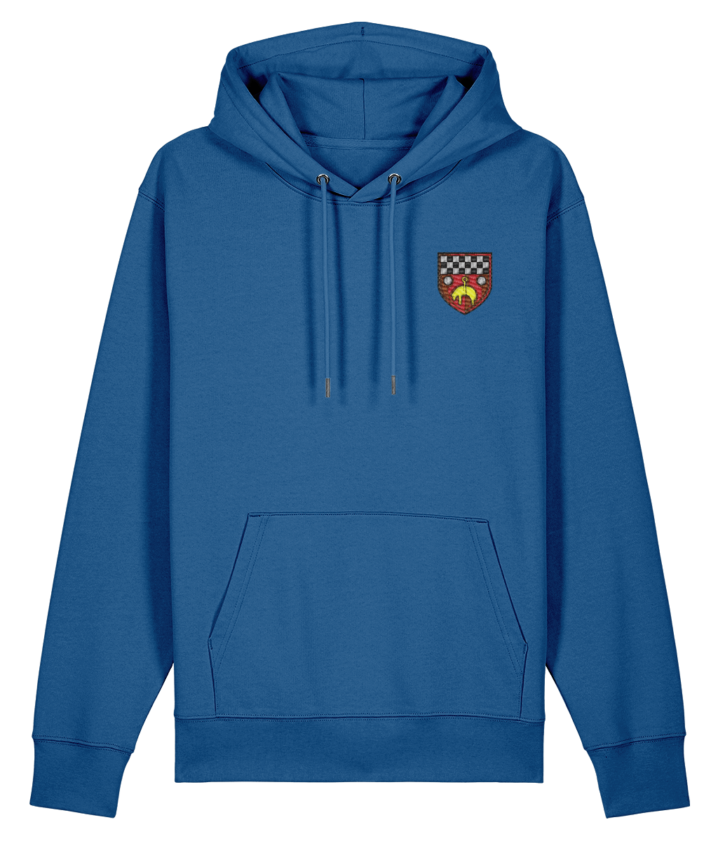 Skipton RFC Minis & Juniors Organic Adult Hoodie with club crest on the left chest