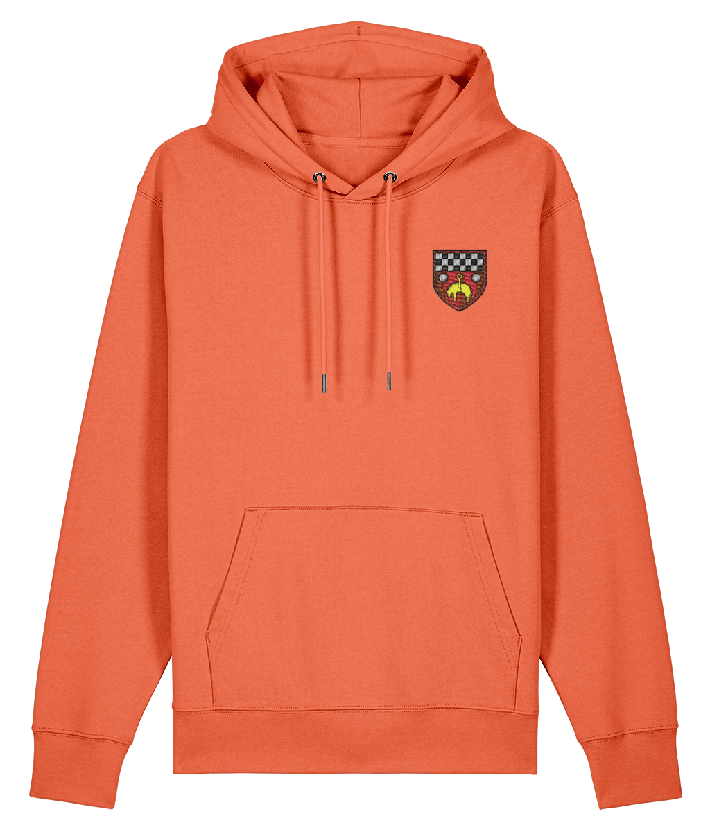 Skipton RFC Minis & Juniors Organic Adult Hoodie with club crest on the left chest