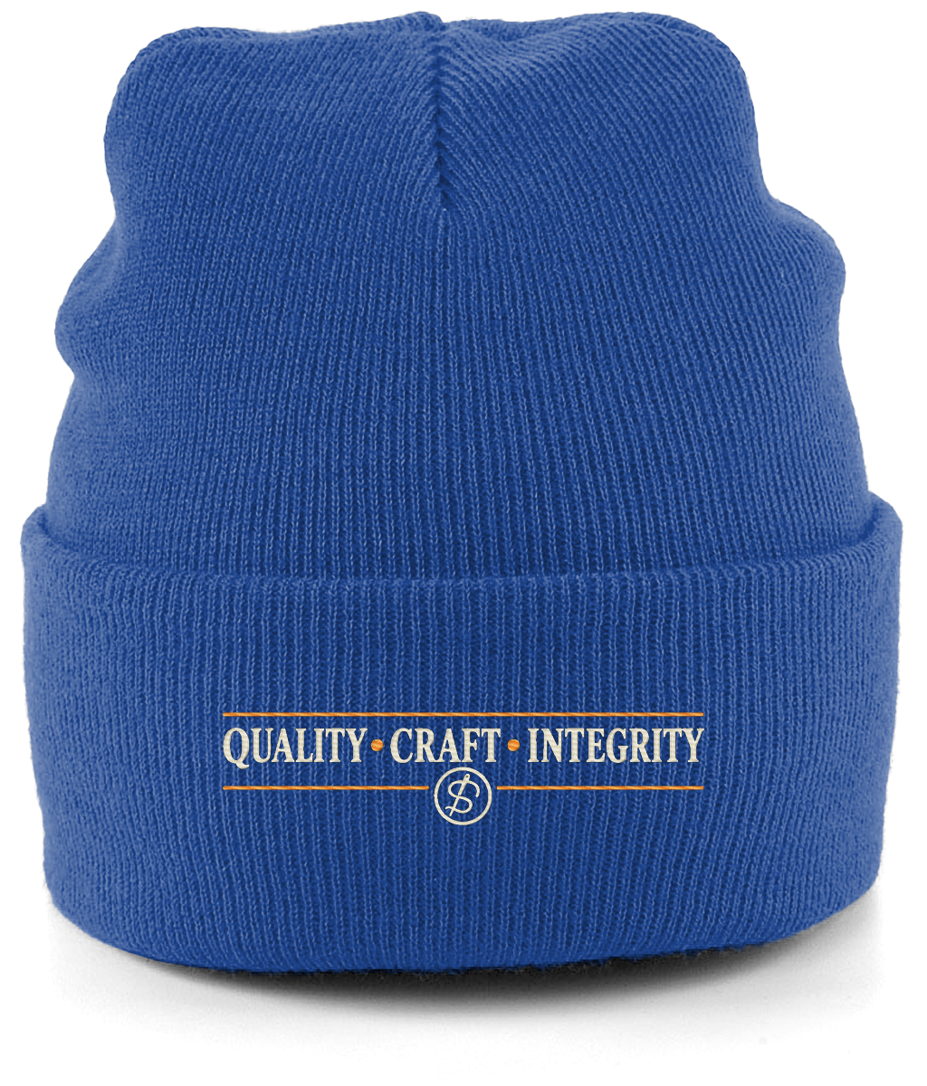 Maker's Mark embroidered cuffed beanie colour option