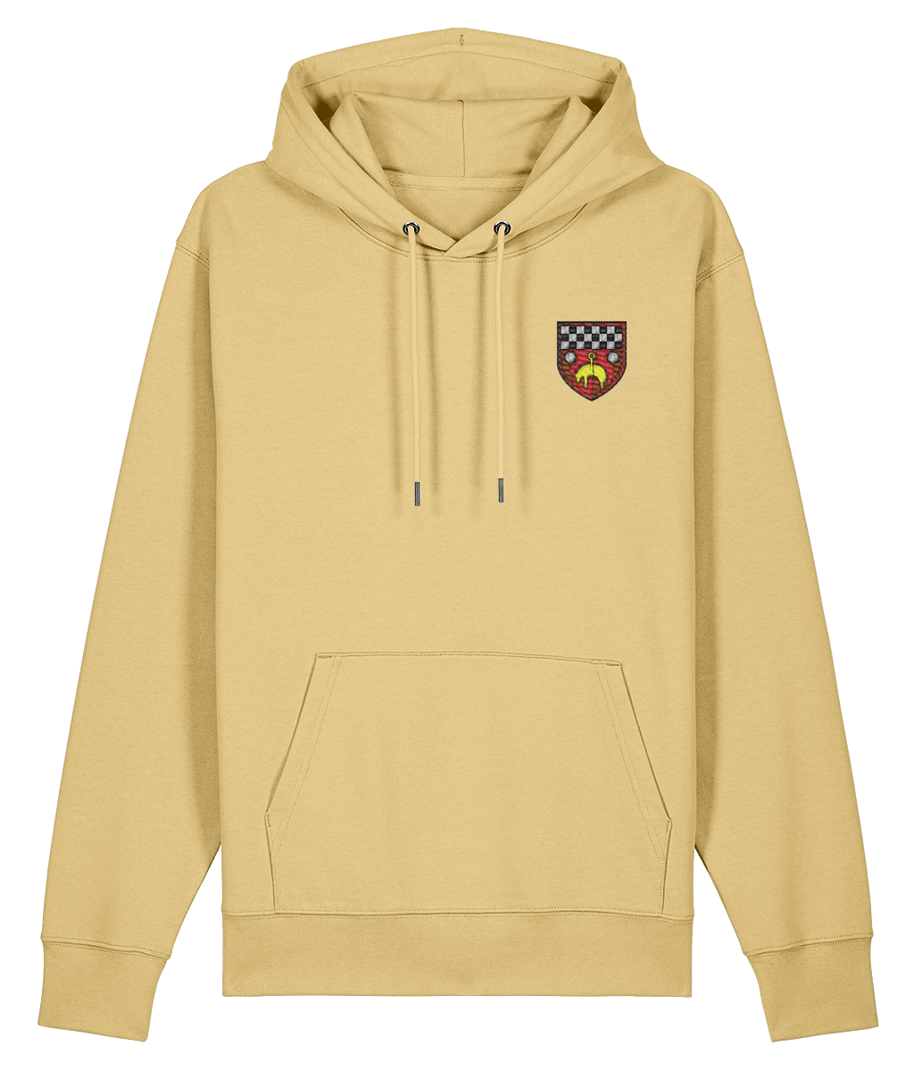 Skipton RFC Minis & Juniors Organic Adult Hoodie with club crest on the left chest