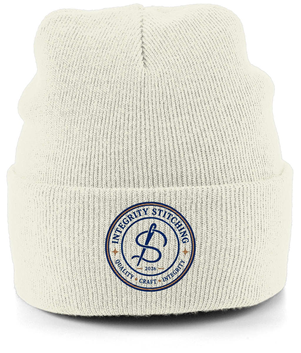 The Standard embroidered cuffed beanie colour option