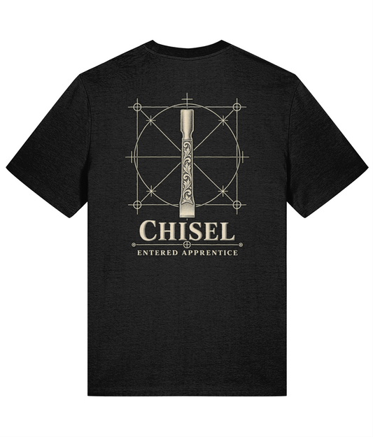 Chisel Tools of Integrity T shirt back design featuring the Chisel