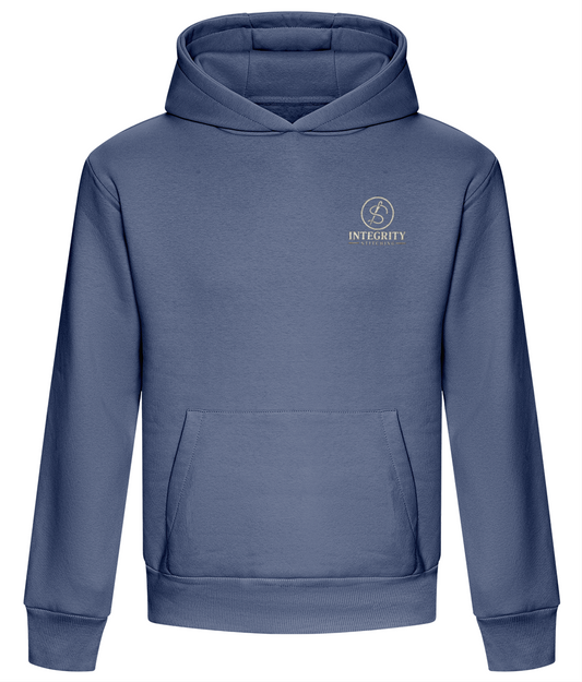 The Signature embroidered heavyweight boxy hoodie