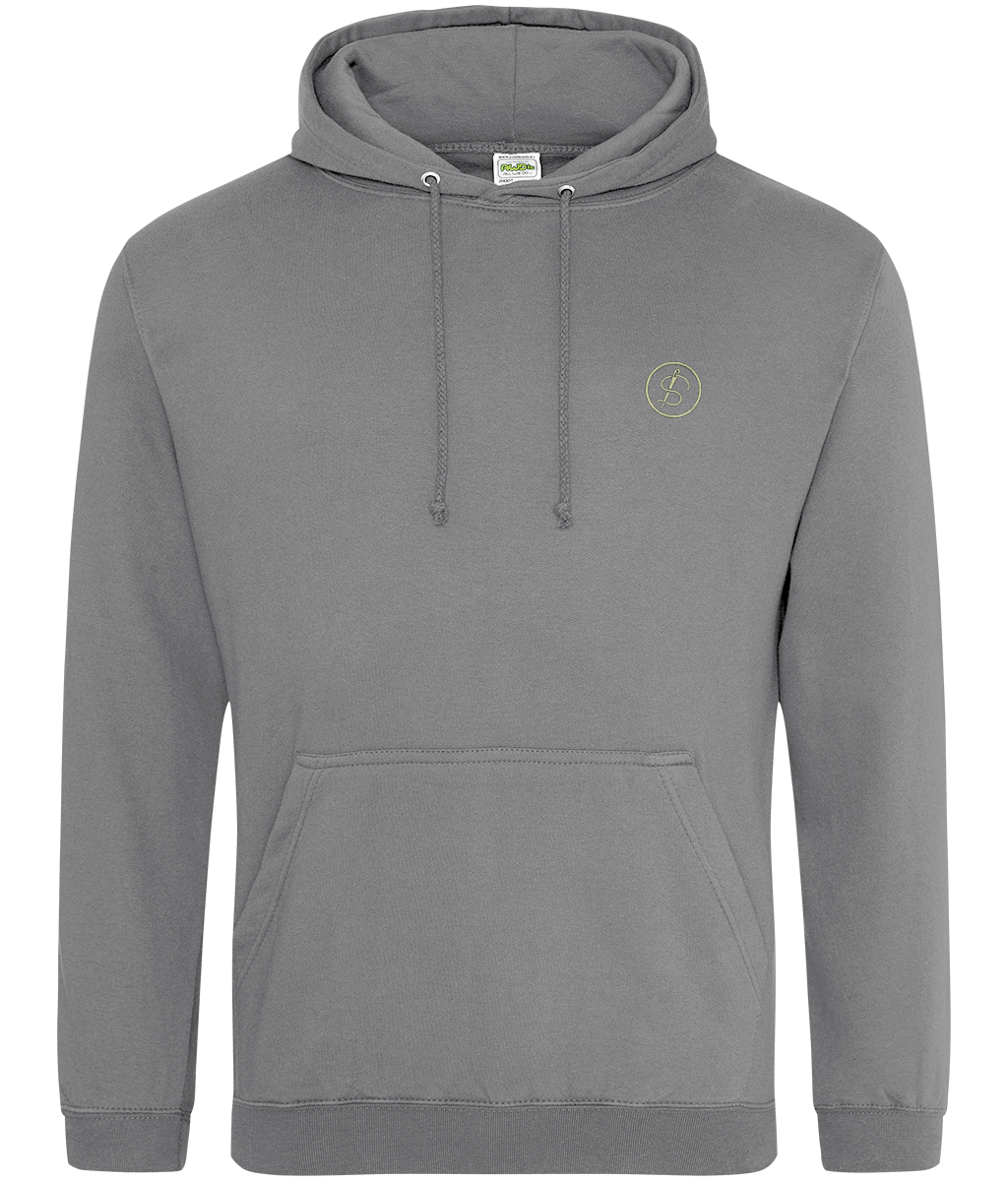 Chisel Tools of Integrity hoodie front view on an AWDIS College Hoodie colour option