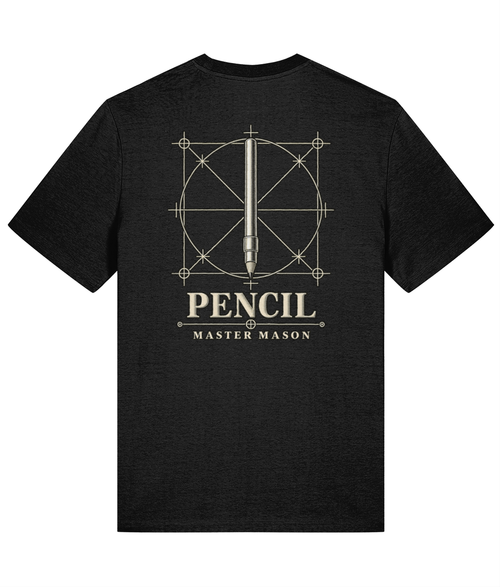 Pencil Tools of Integrity T shirt back design featuring the Pencil