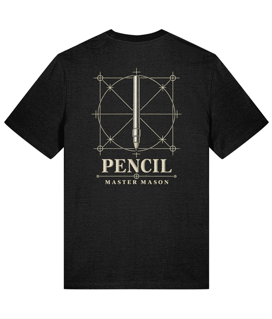 Pencil Tools of Integrity T shirt back design featuring the Pencil