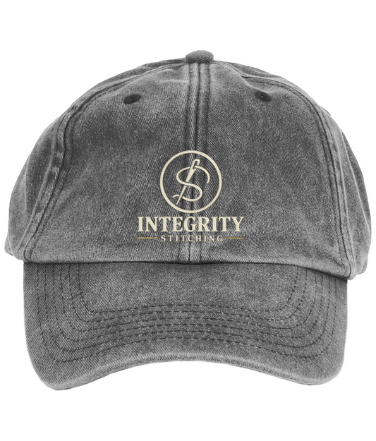 The Signature embroidered vintage low profile cap
