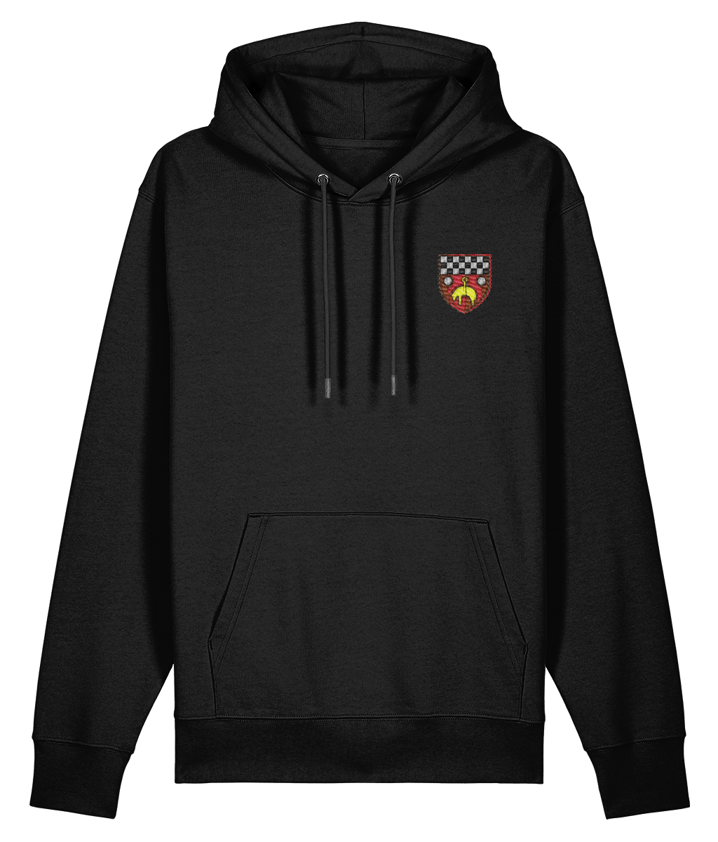 Skipton RFC Minis & Juniors Organic Adult Hoodie with club crest on the left chest