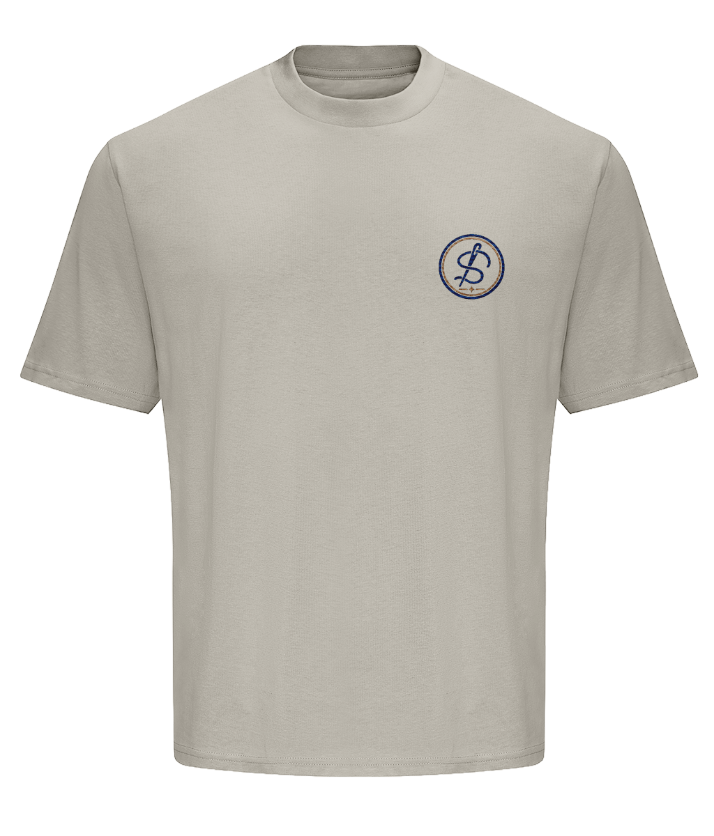 Integrity Mark embroidered heavyweight T shirt colour option