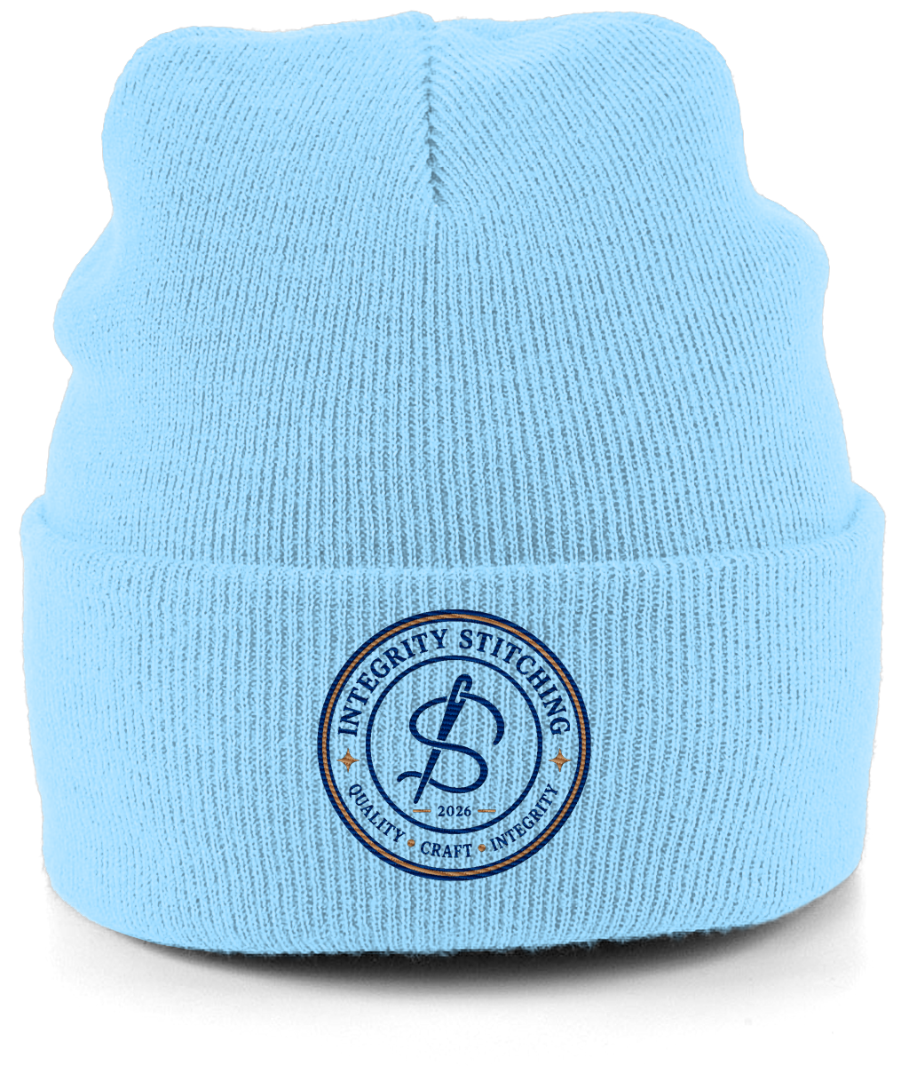 The Standard embroidered cuffed beanie colour option