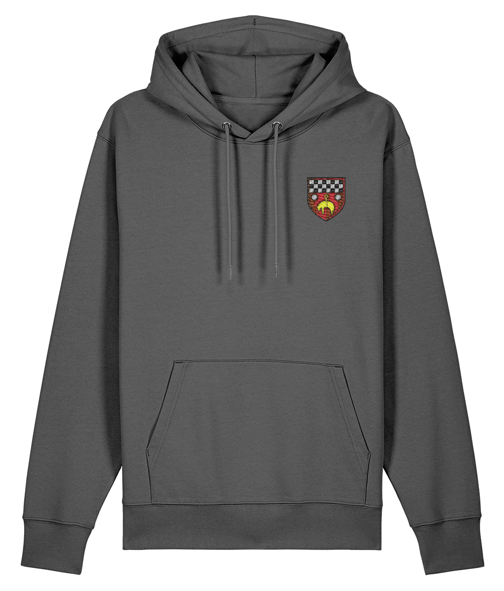 Skipton RFC Minis & Juniors Organic Adult Hoodie with club crest on the left chest