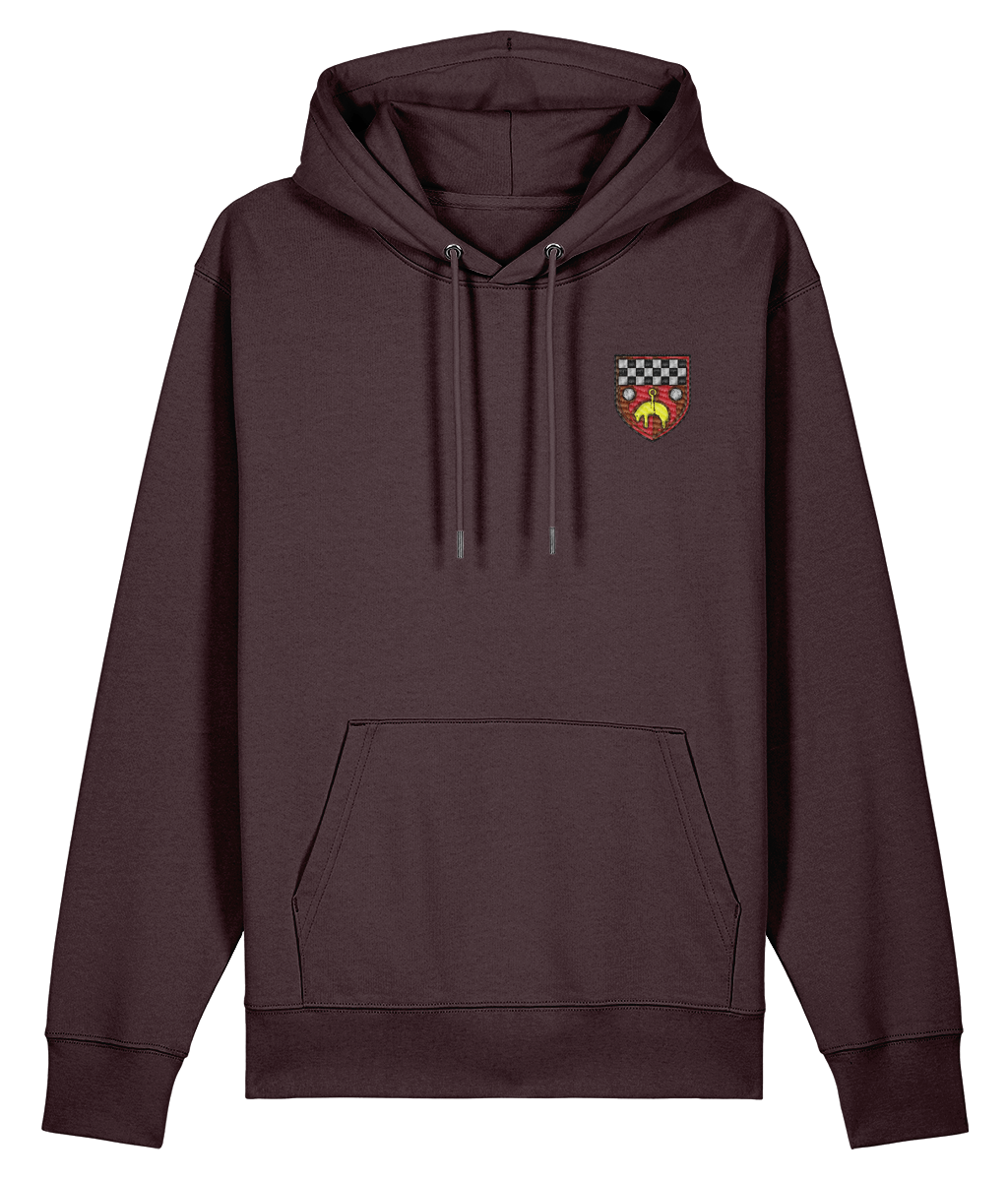 Skipton RFC Minis & Juniors Organic Adult Hoodie with club crest on the left chest