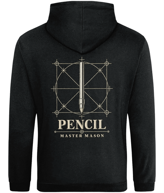 Pencil Tools of Integrity hoodie back design featuring the Pencil