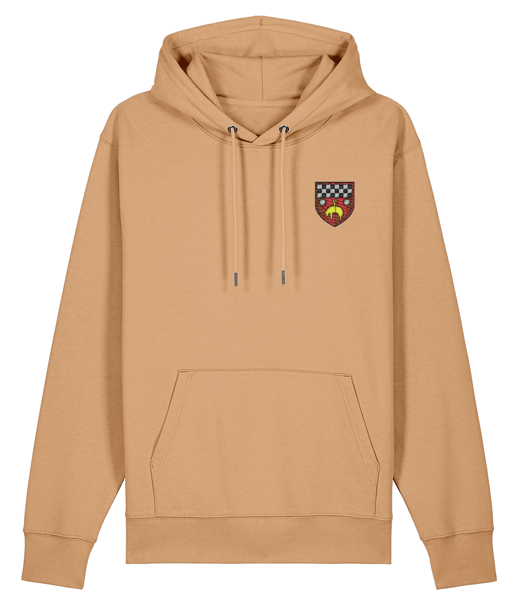 Skipton RFC Minis & Juniors Organic Adult Hoodie with club crest on the left chest