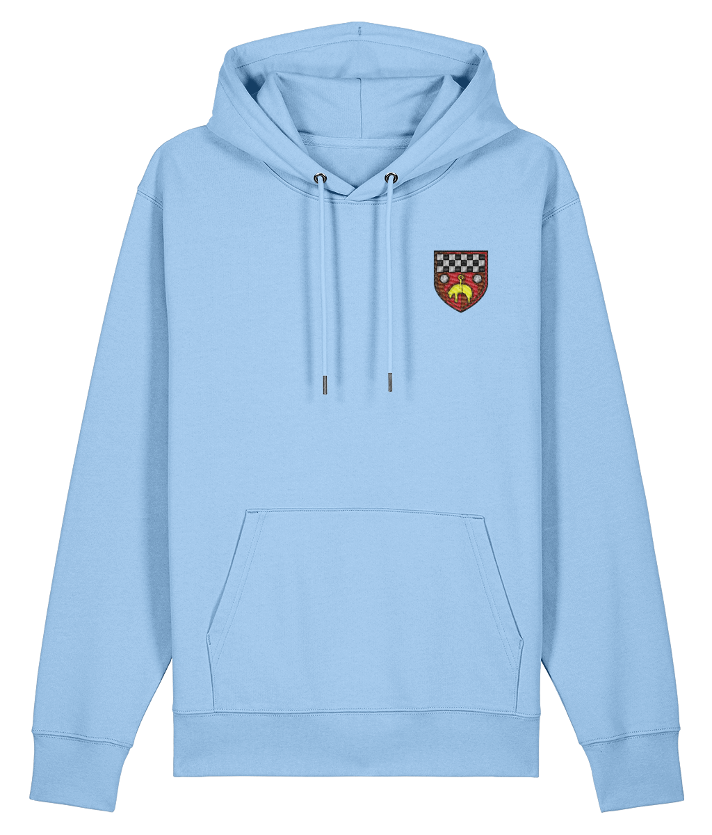 Skipton RFC Minis & Juniors Organic Adult Hoodie with club crest on the left chest