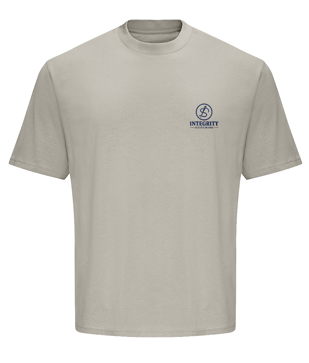 The Signature embroidered heavyweight T shirt colour option