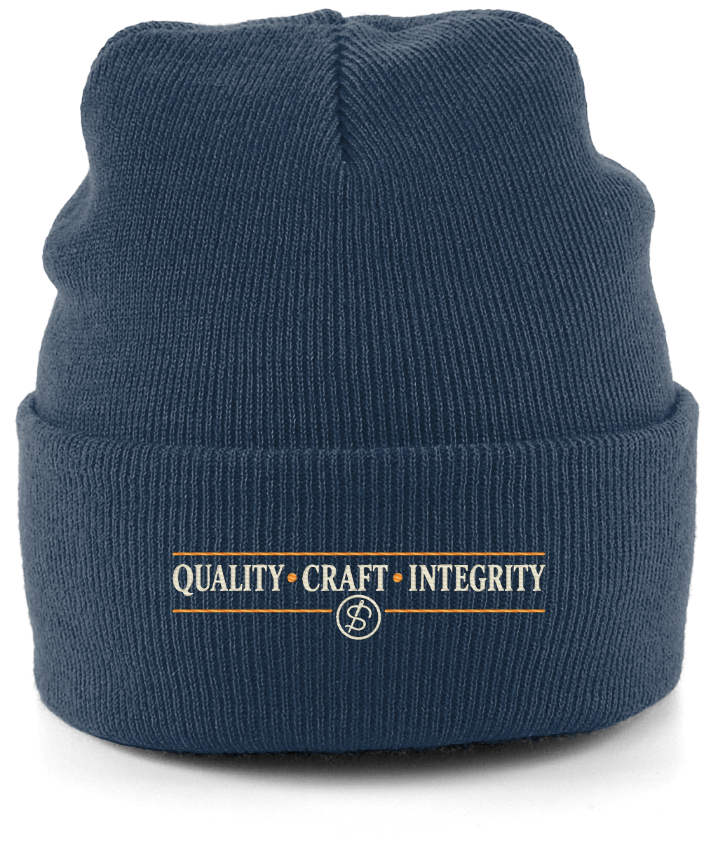 Maker's Mark embroidered cuffed beanie colour option