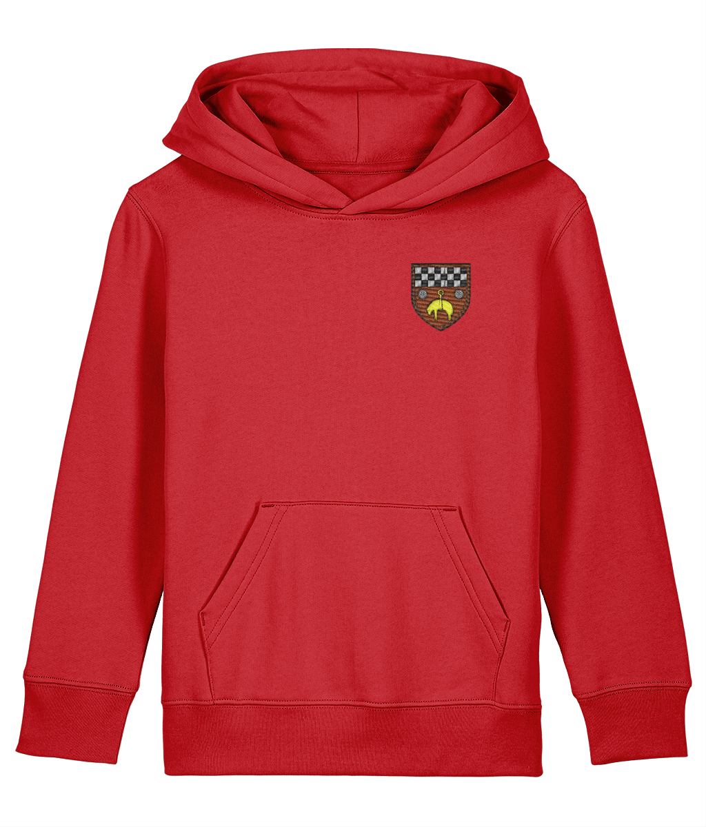 Skipton RFC Minis & Juniors Organic Kids Hoodie with club crest on the left chest