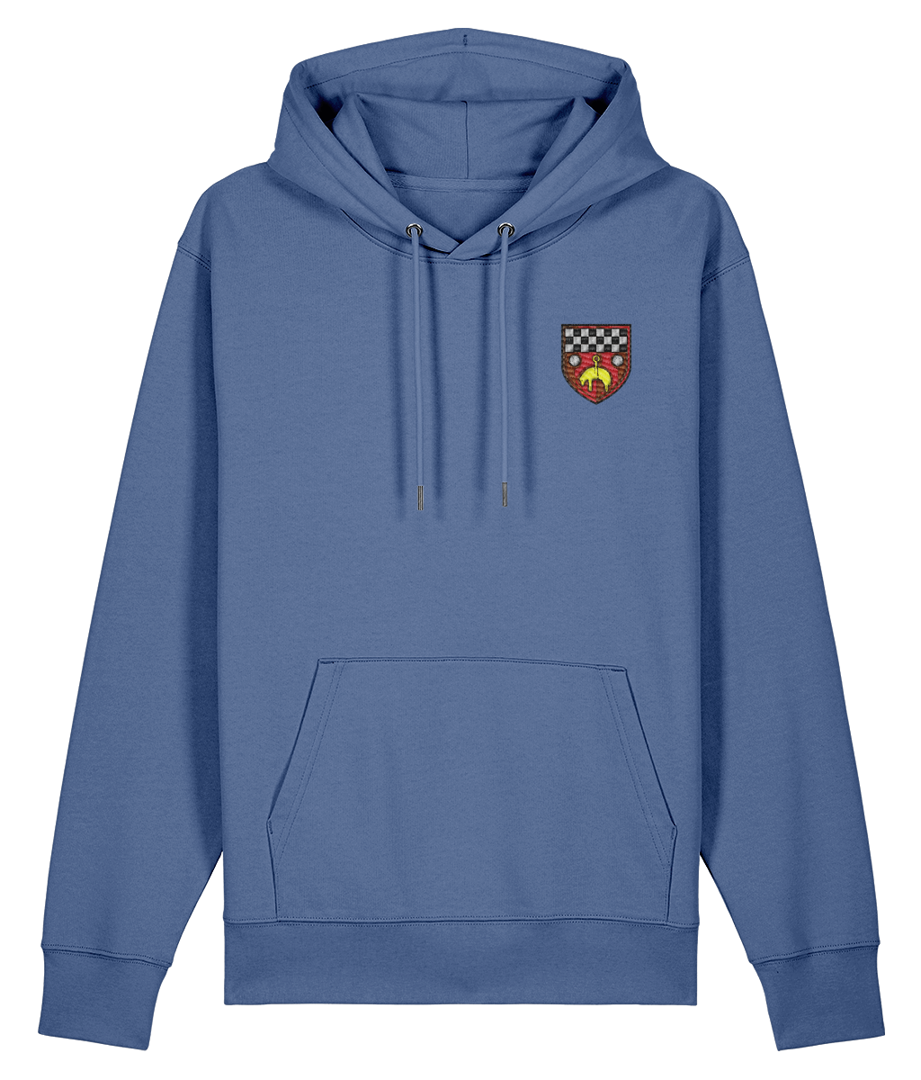 Skipton RFC Minis & Juniors Organic Adult Hoodie with club crest on the left chest