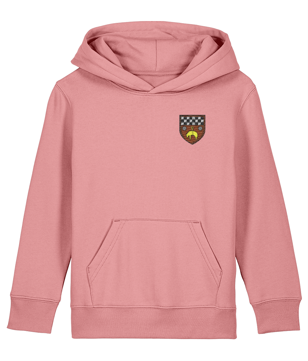 Skipton RFC Minis & Juniors Organic Kids Hoodie with club crest on the left chest