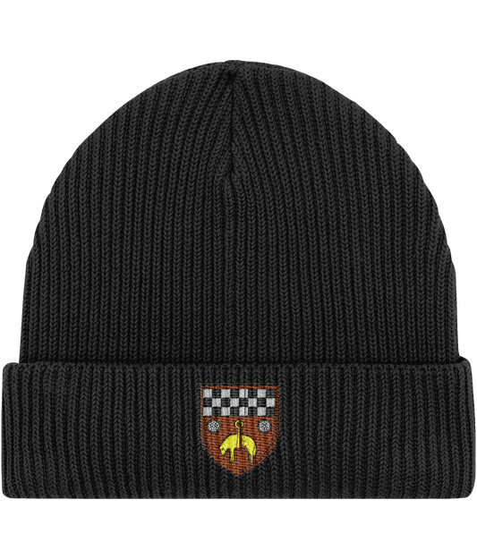 Skipton RFC Minis & Juniors Fisherman Beanie with club crest on the front