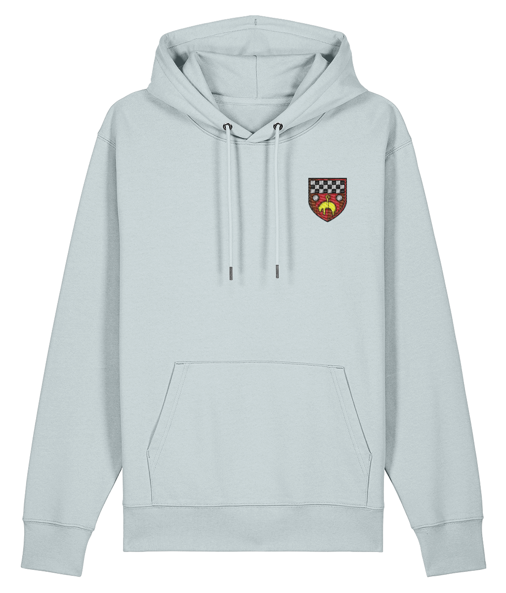 Skipton RFC Minis & Juniors Organic Adult Hoodie with club crest on the left chest