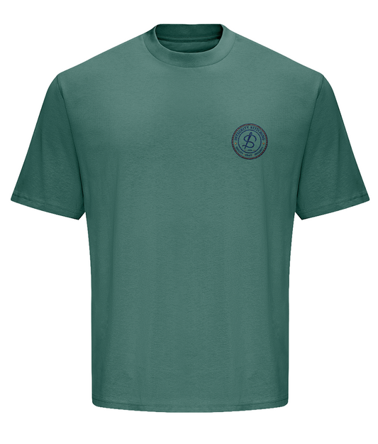 The Standard embroidered heavyweight T shirt colour option