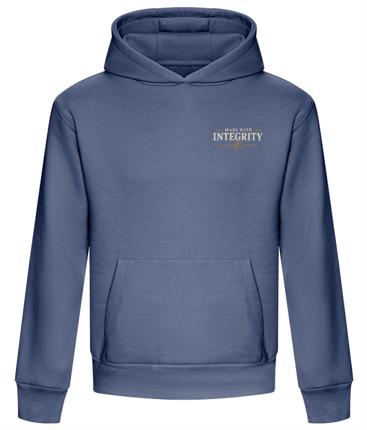 Made With Integrity embroidered heavyweight boxy hoodie