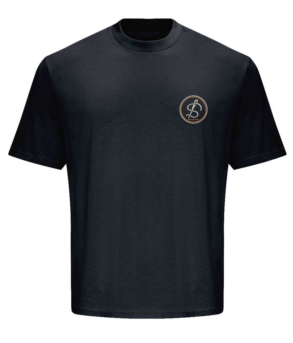 Integrity Mark embroidered heavyweight T shirt colour option
