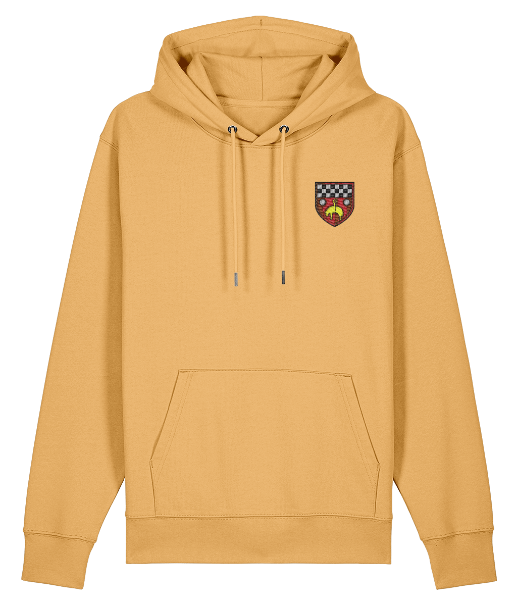 Skipton RFC Minis & Juniors Organic Adult Hoodie with club crest on the left chest