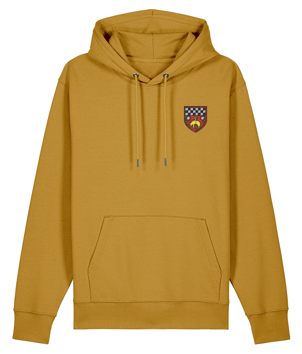 Skipton RFC Minis & Juniors Organic Adult Hoodie with club crest on the left chest