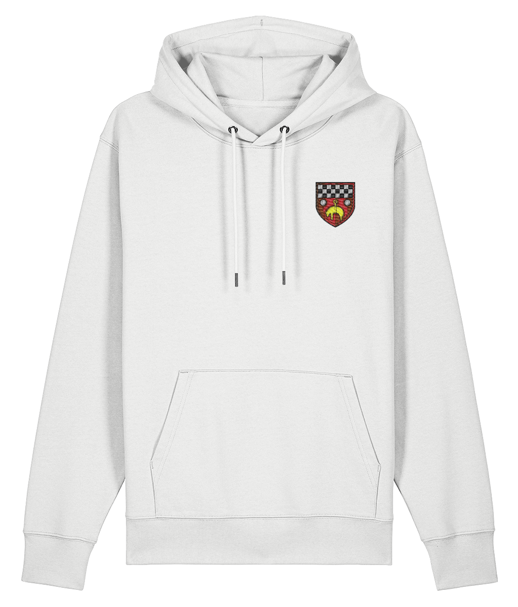 Skipton RFC Minis & Juniors Organic Adult Hoodie with club crest on the left chest