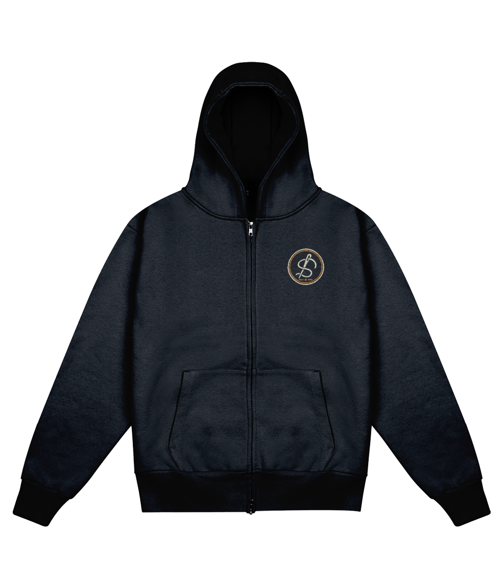 Integrity Mark embroidered heavyweight zoodie colour option