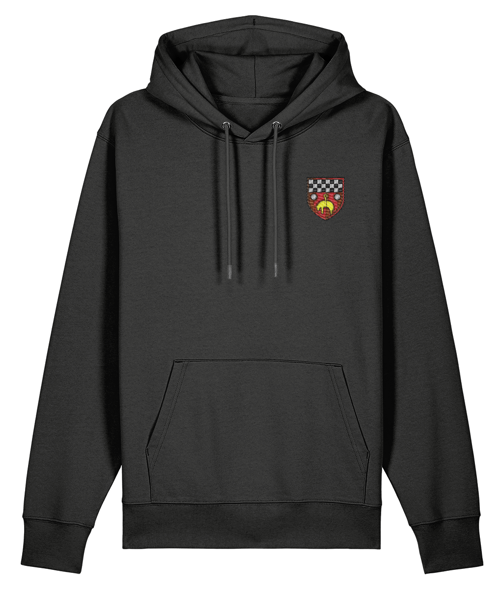 Skipton RFC Minis & Juniors Organic Adult Hoodie with club crest on the left chest