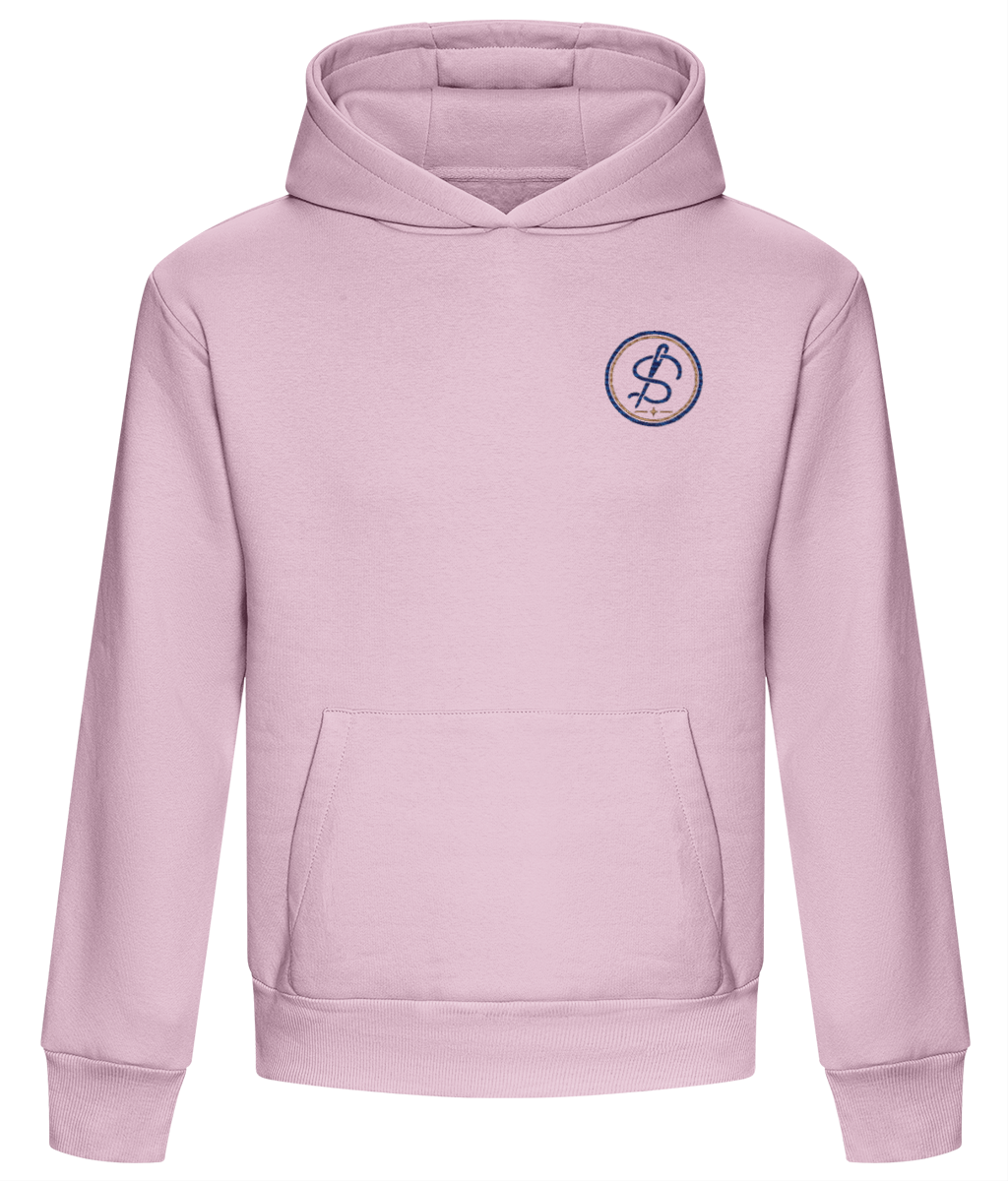 Integrity Mark embroidered heavyweight boxy hoodie colour option